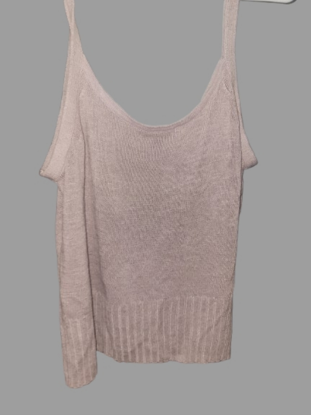 Banana Republic Lightweight V-Neck Tank Top - Dusty Blush - Picture 5 of 6